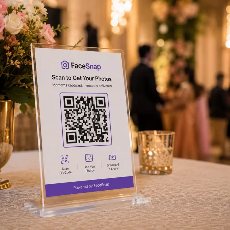 Guest scans QR.