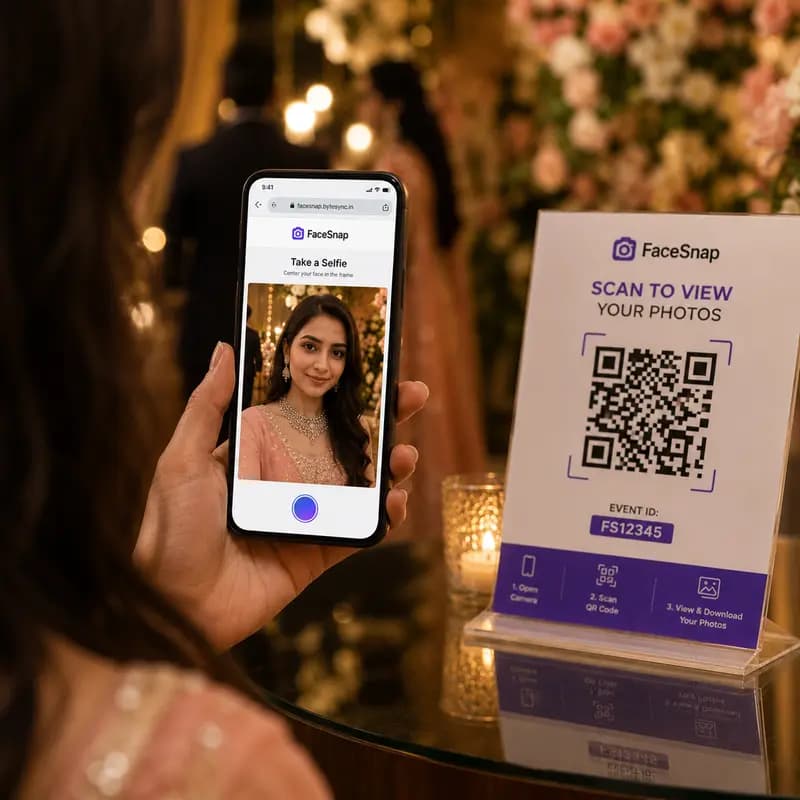 Selfie → instant match.